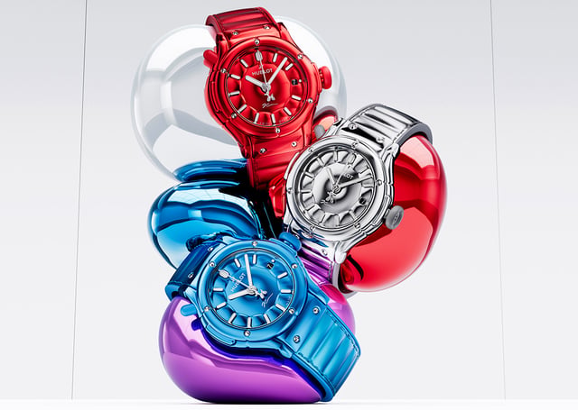 Hublot Classic Fusion Balloon Dog By Jeff Koons Silver: title