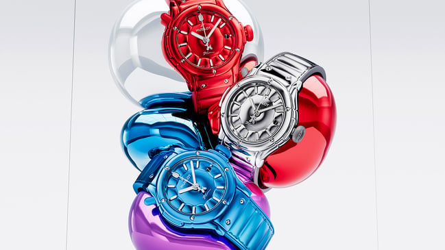 Hublot Classic Fusion Balloon Dog By Jeff Koons Silver: title