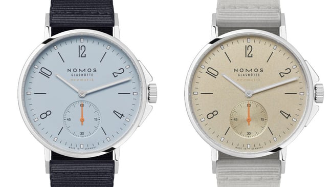 Nomos Glashuette Ahoi neomatik sky und sand