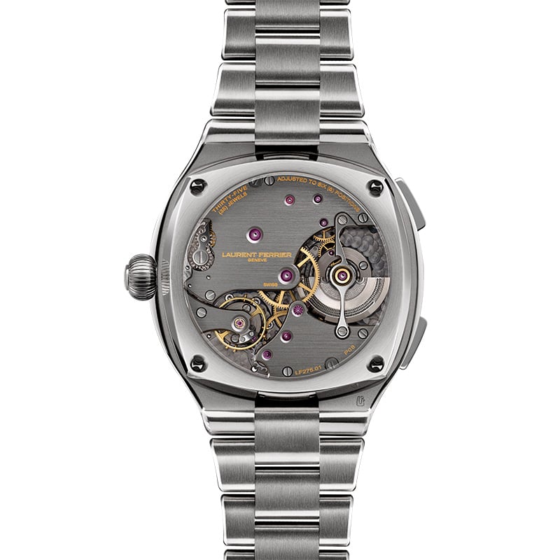 Laurent Ferrier: Sport Traveller Slate Grey 42mm, case back