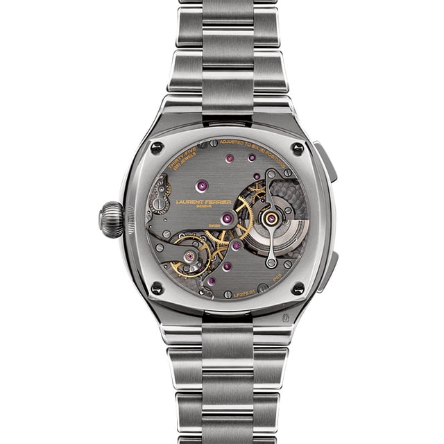 Laurent Ferrier: Sport Traveller Slate Grey 42mm, case back