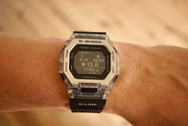 G-Shock G-Lide in moonphase mode