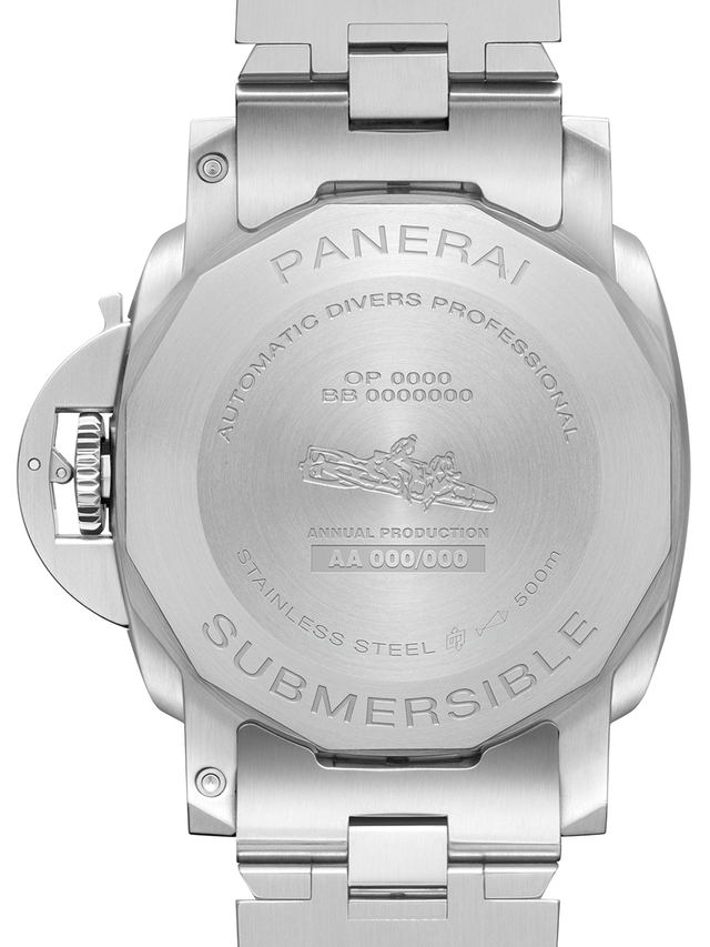 Panerai Submersible PAM01756: case back