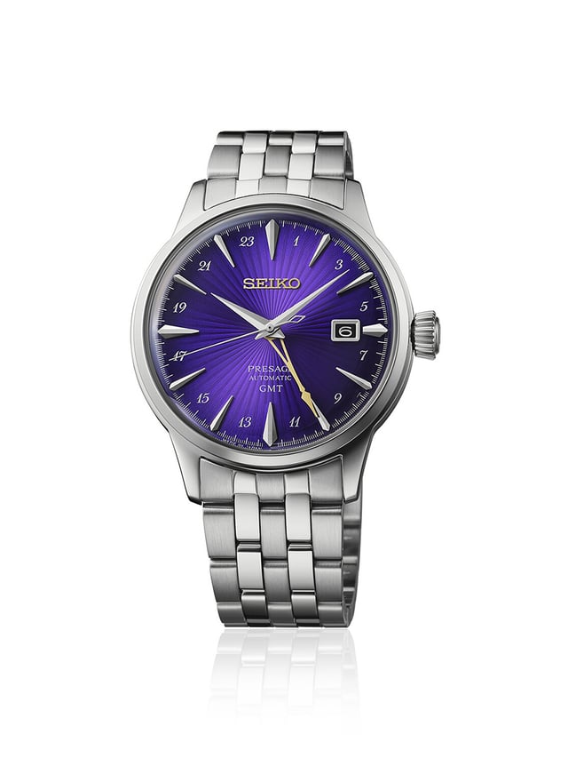 Seiko Presage Cocktail Time GMT Seiko 145th Anniversary Limited Edition HCB006J1: Front