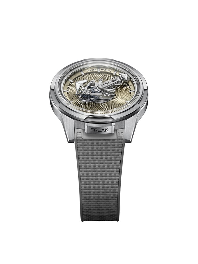 Ulysse Nardin Freak One Blue Guilloche: Front