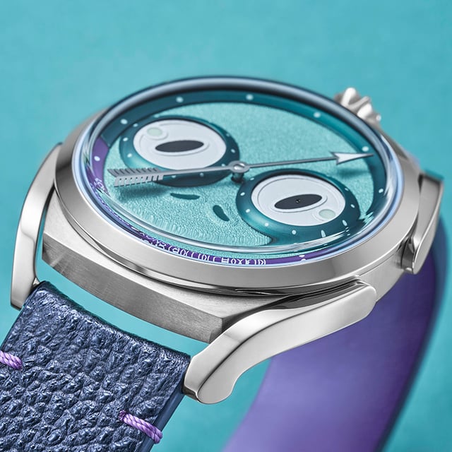 Louis Erard x Konstantin Chaykin Unfrogettable Turquoise: dial