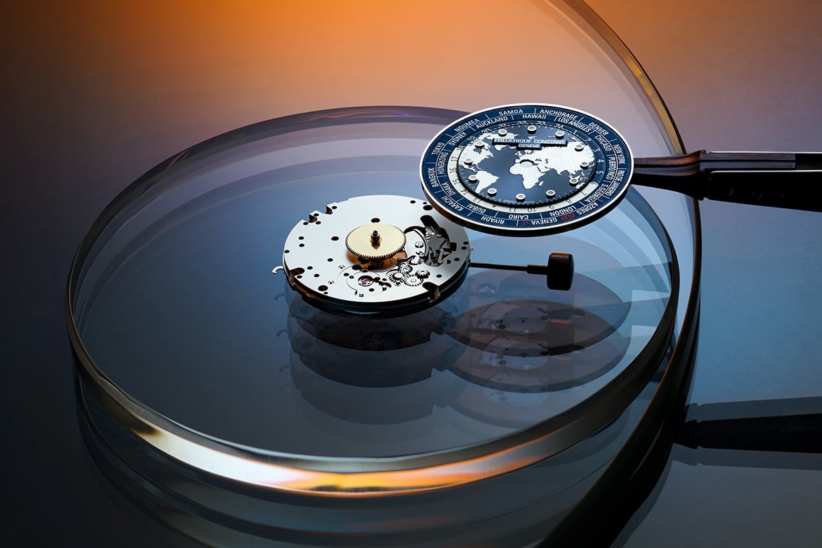 Frederique Constant Classic Worldtimer Manufacture, dial