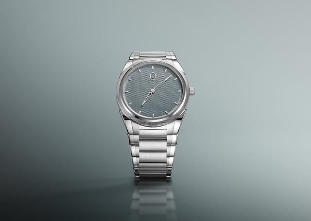 Parmigiani Fleurier Tonda PF Micro-Rotor Agave Blue, Steel version, title