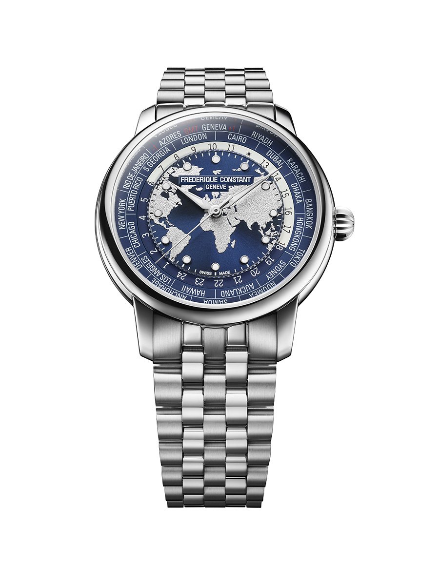 Frederique Constant Classic Worldtimer Manufacture, ref. 719NN3H6B, front