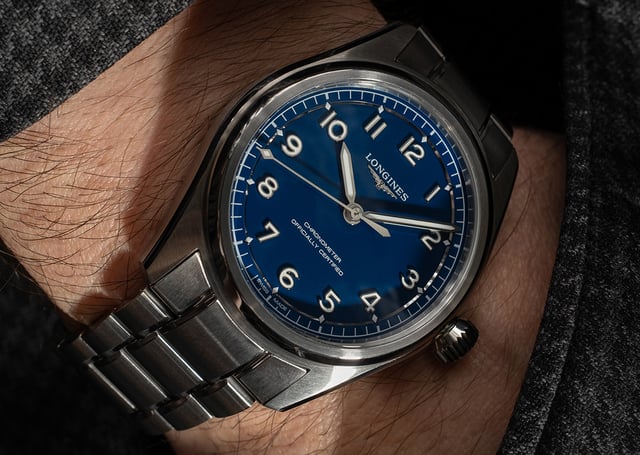 Longines Spirit Pilot: wrist, title