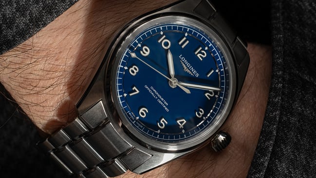 Longines Spirit Pilot: wrist, title