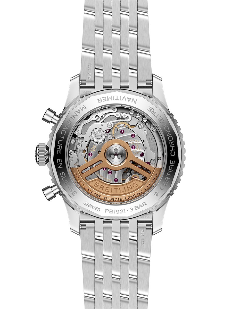 Breitling: Navitimer B19 Chronograph 43 Perpetual Calendar, Case Back