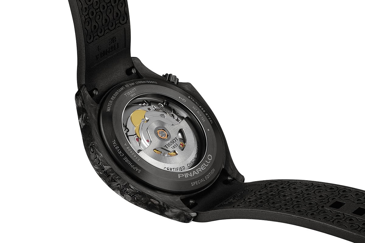 Tissot Pinarello: case back