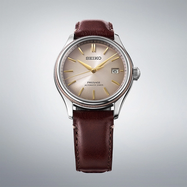 Seiko-Presage-Classic-Series-Upcycled-Leather-Strap-Limited-Edition-SPB529- Soldier