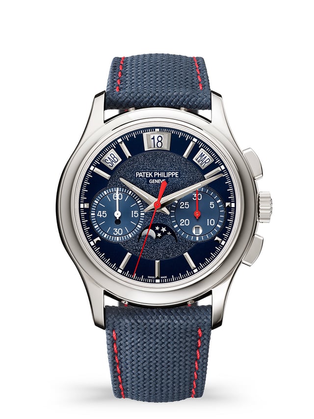 Patek Philippe Instantaneous Perpetual Calendar Chronograph, ref. 5978P-010: Front