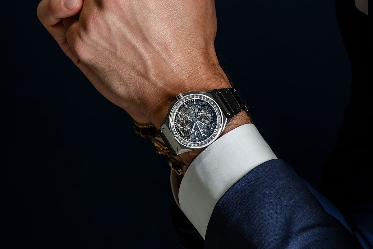 Bianchet Rotondo UltraFino Diamond: wrist