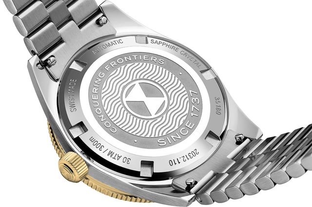 Favre Leuba Deep Raider Day Date: case back