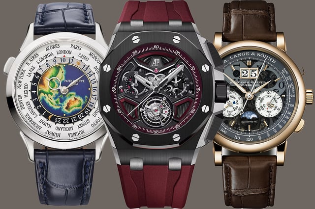 Patek Philippe, Audemars Piguet, A. Lange & Söhne, luxury watch collection