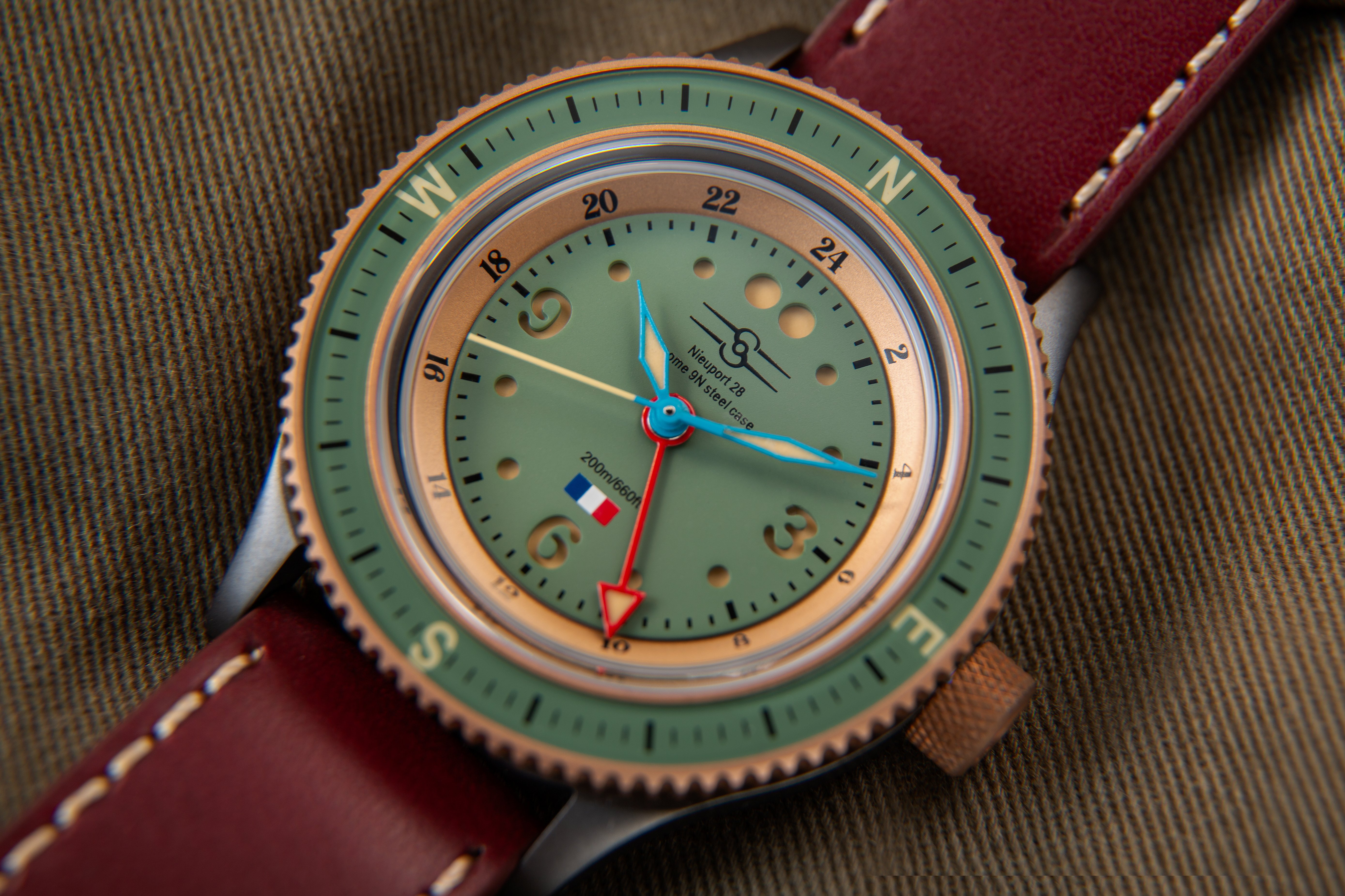 Sopwith Aero Marquis Nieuport 28 Dial Close Up
