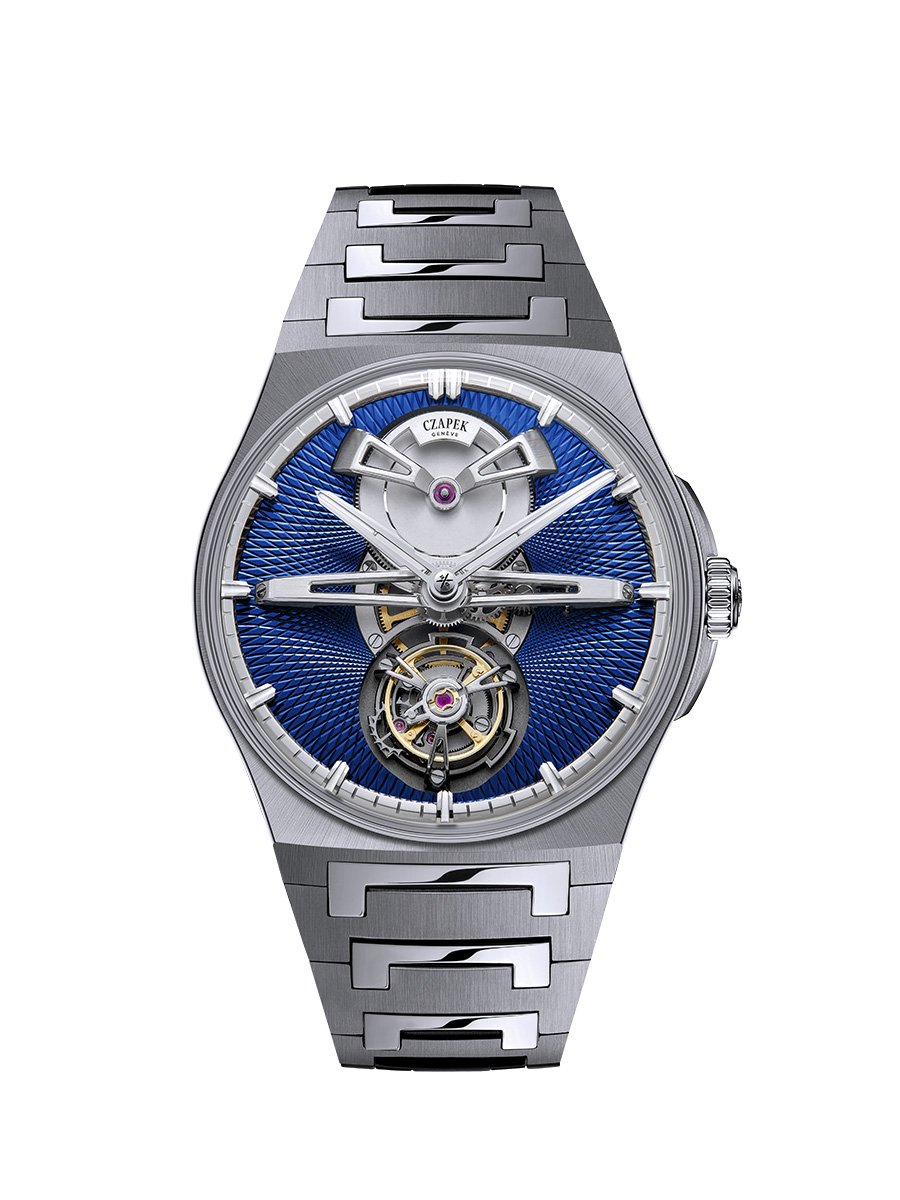 Czapek: Antarctique Tourbillon Cosmic Blue, Front