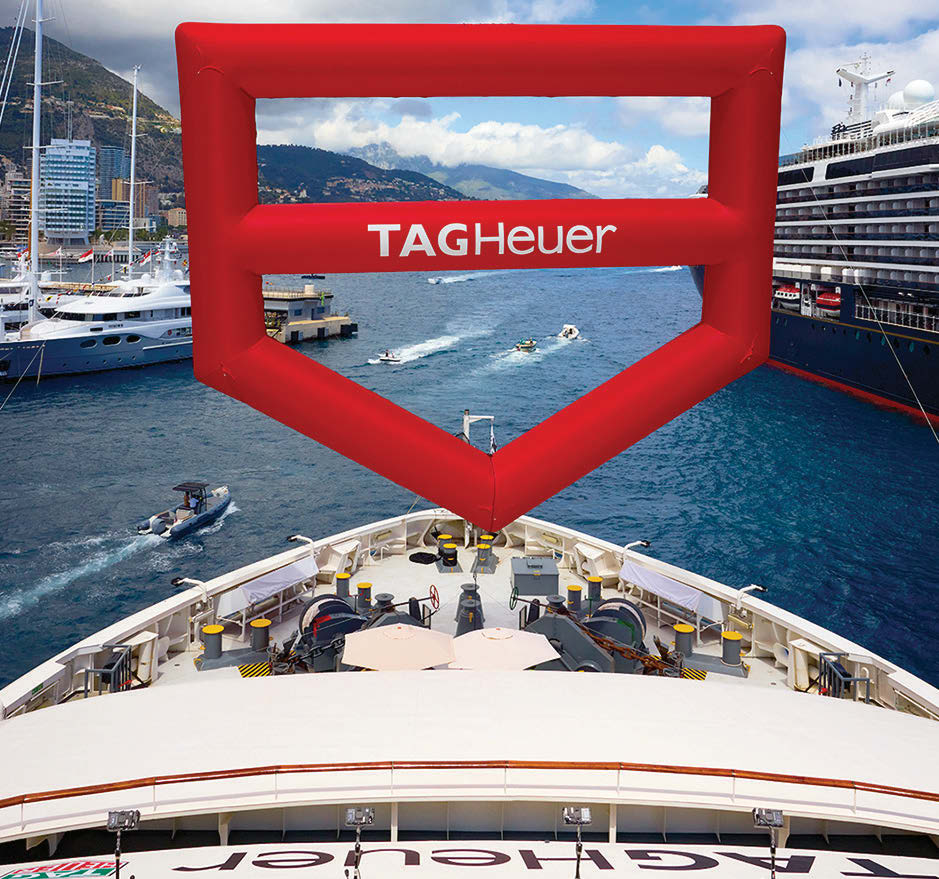TAG Heuer signage in Monaco