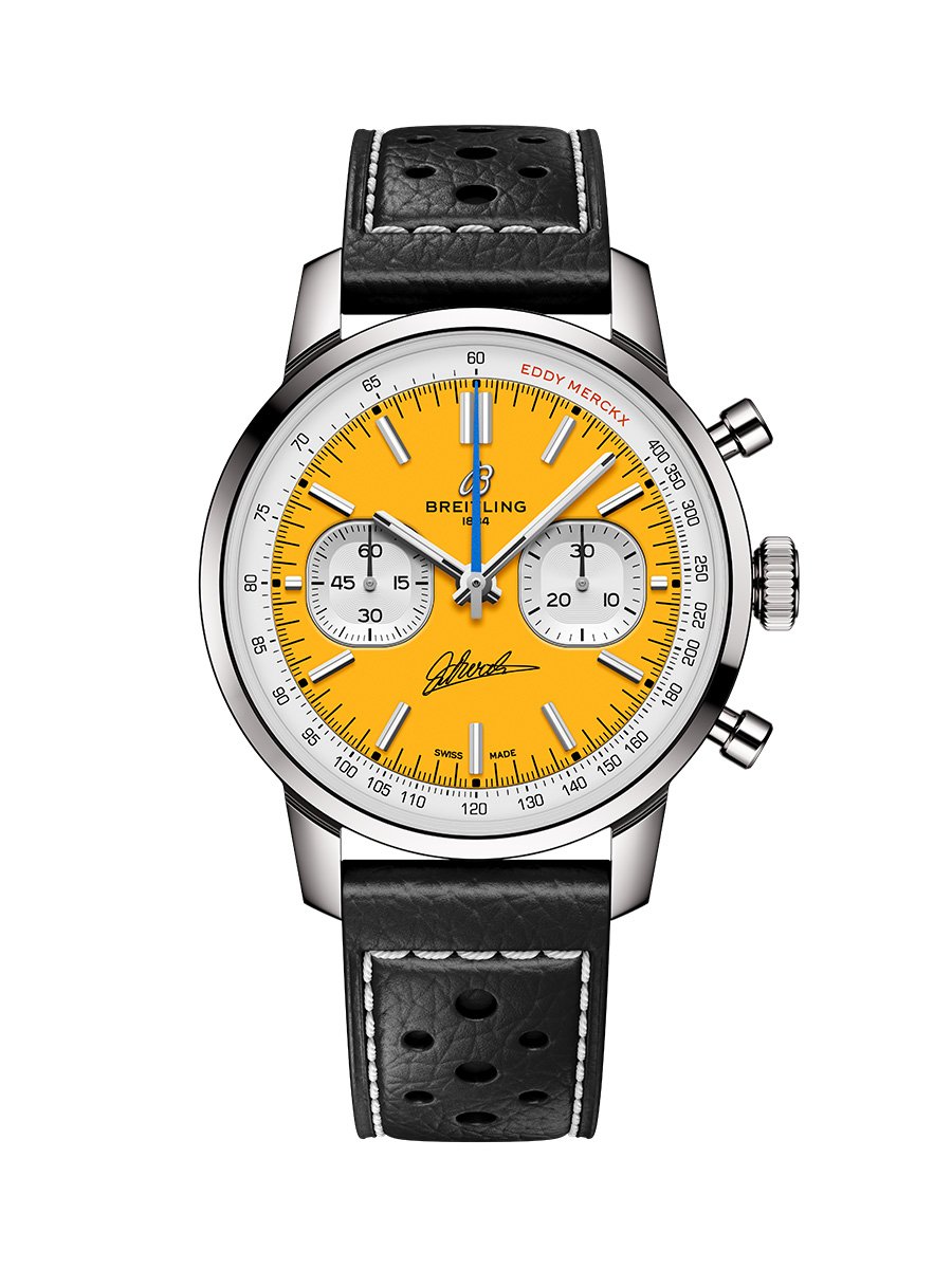 Breitling Top Time B01 Eddy Merckx: front, leather