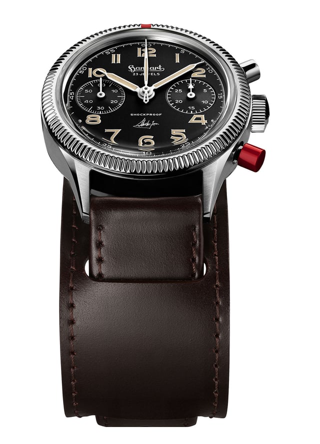 Hanhart 417 ES Steve McQueen Limited Edition No. 1: bezel