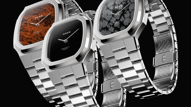 Maen Introduces Three Stone Dials for the Manhattan 37 Ultra-Thin