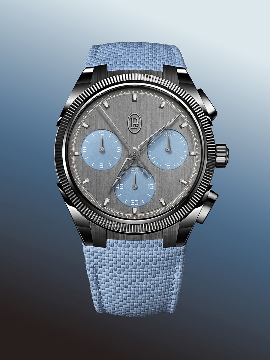 Parmigiani Fleurier Tonda PF Sport Chronograph Ultra-Cermet Mineral Blue: Front