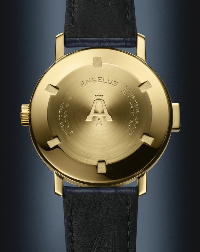 Angelus – Tinkler 1958, historically inspired specialty watch with automatic movement and light dial