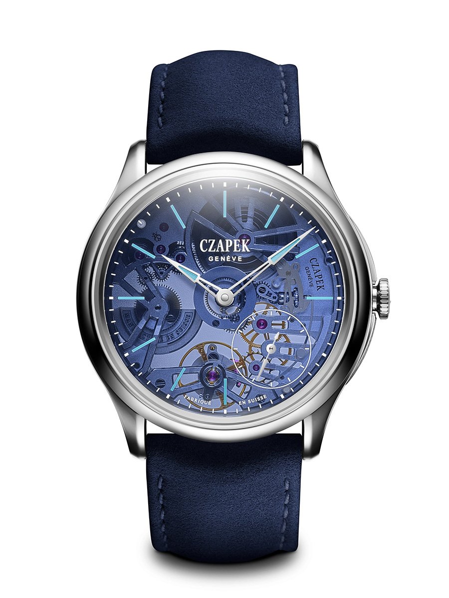 Czapek Promenade Transparencies Aqua Blue: Front