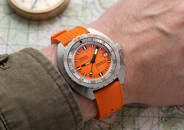 Doxa SUB 300 Ti5 Orange Professional: title 