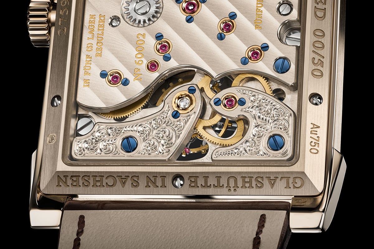 A. Lange & Soehne Cabaret Tourbillon Honeygold, balance cock