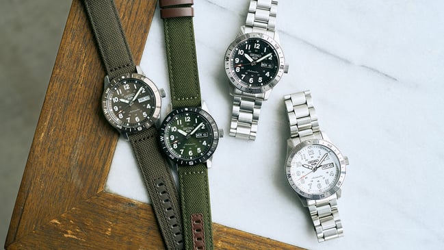 Seiko 5 Sports Field HDB006K1, HDB007K1, HDB008K1, HDB009K1, title
