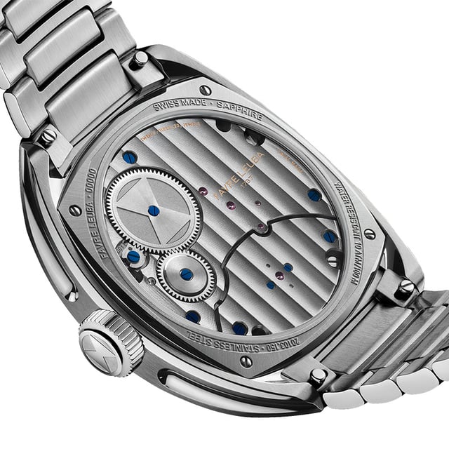 Favre Leuba Chief Tourbillon Guilloché: Case back