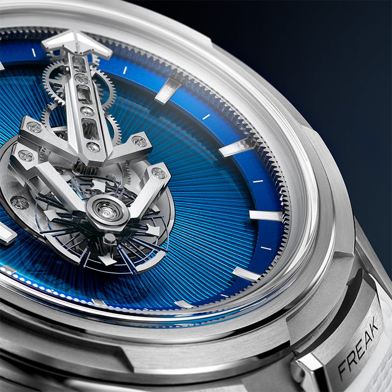 Ulysse Nardin Freak One Blue Enamel: dial