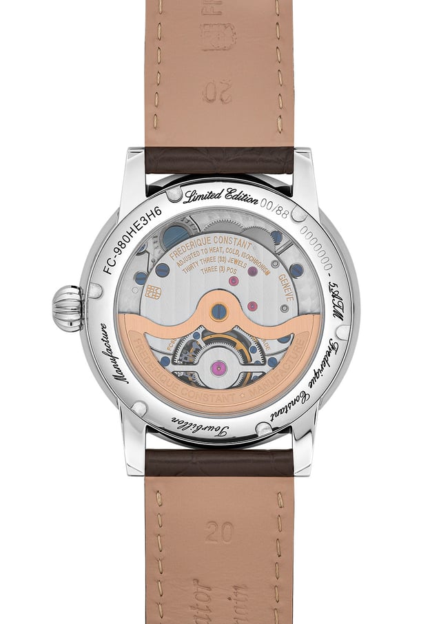 Frederique Constant Classic Tourbillon Manufacture & Heliotrop: Back