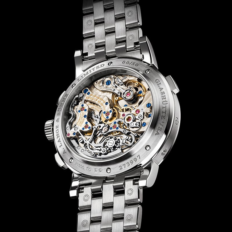 A. Lange & Söhne Datograph Perpetual Ref. 410.136E: case back