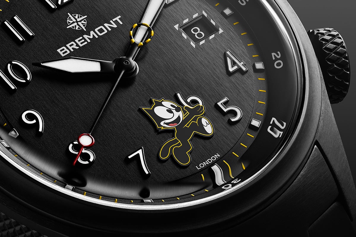 Bremont Altitude MB Meteor Felix the Cat, dial