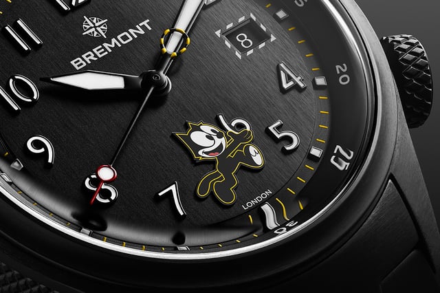 Bremont Altitude MB Meteor Felix the Cat, dial