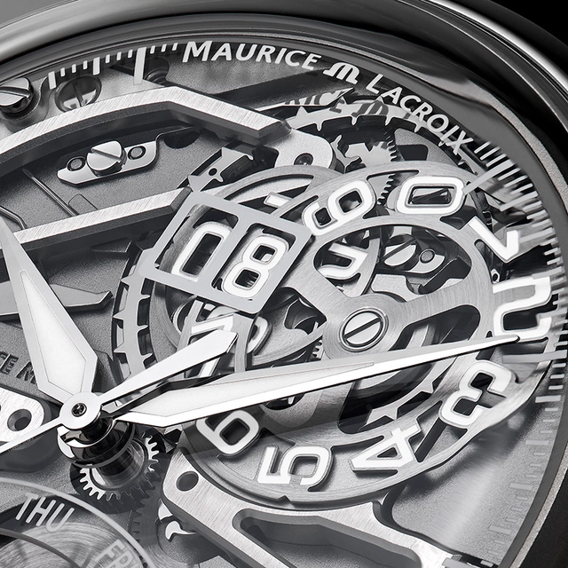 Maurice Lacroix: 1975 Master Grand Date Retrograde, dial