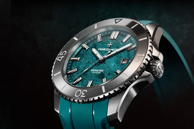 Venezianico Nereide Verdigris: dial