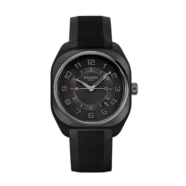 Hermès H08, Reference W057303WW00, black watch, $9,900