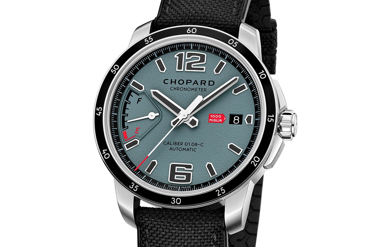 Chopard Mille Miglia GTS Power Control Grigio-blu 2026 Racing Edition: Dial