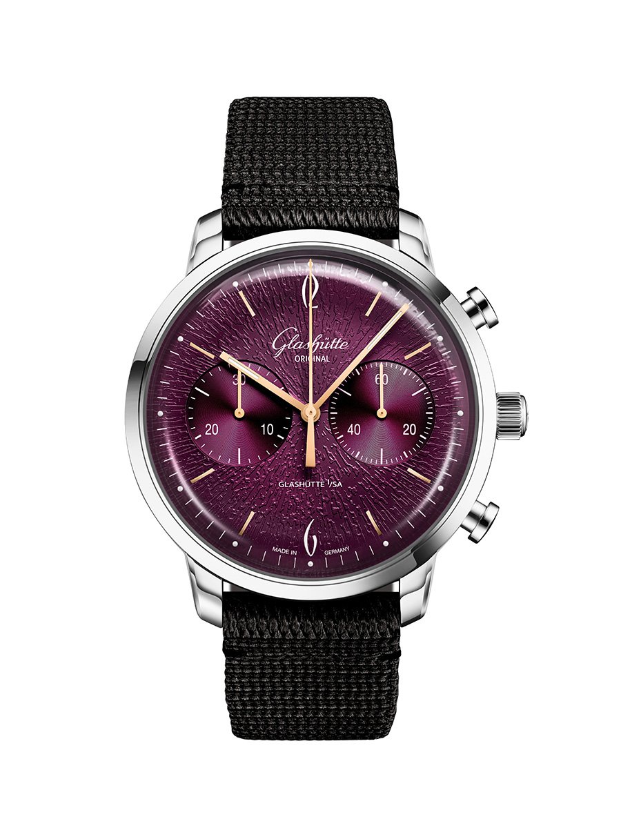Glashütte Original Sixties Chronograph Annual Edition, 1-39-34-08-22-04, Front