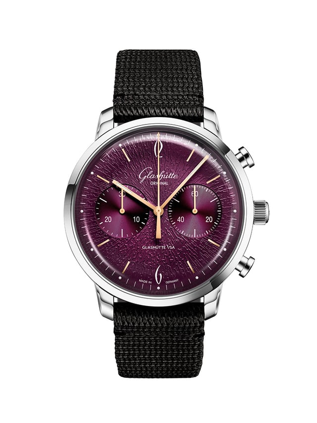 Glashütte Original Sixties Chronograph Annual Edition, 1-39-34-08-22-04, Front