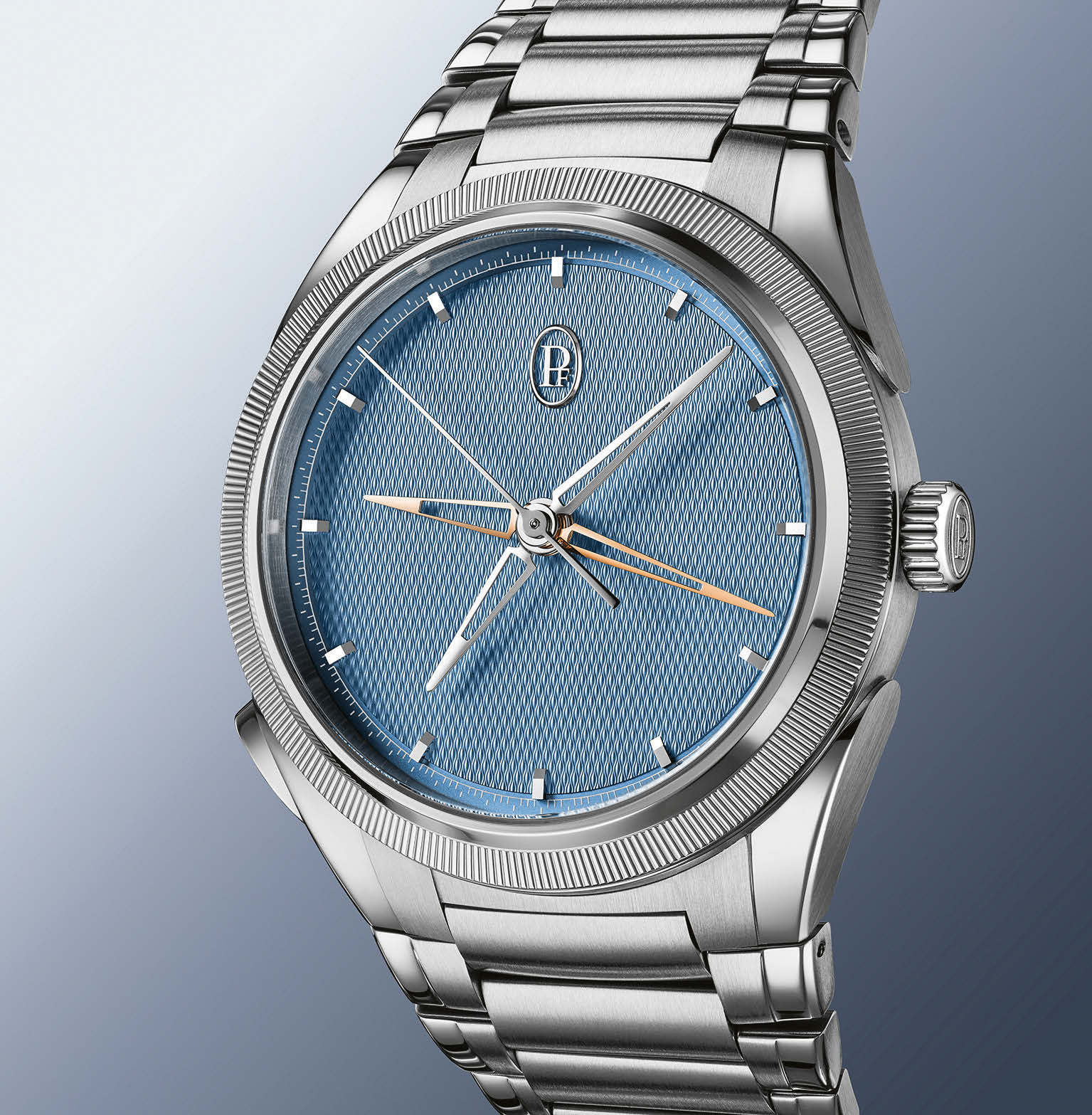 The Parmigiani Tonda PF Chronographe Mystérieux dial close-up