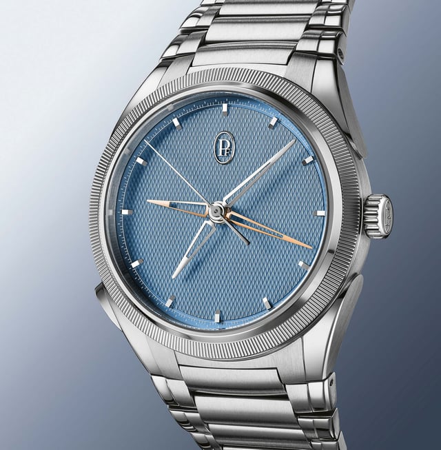 The Parmigiani Tonda PF Chronographe Mystérieux dial close-up
