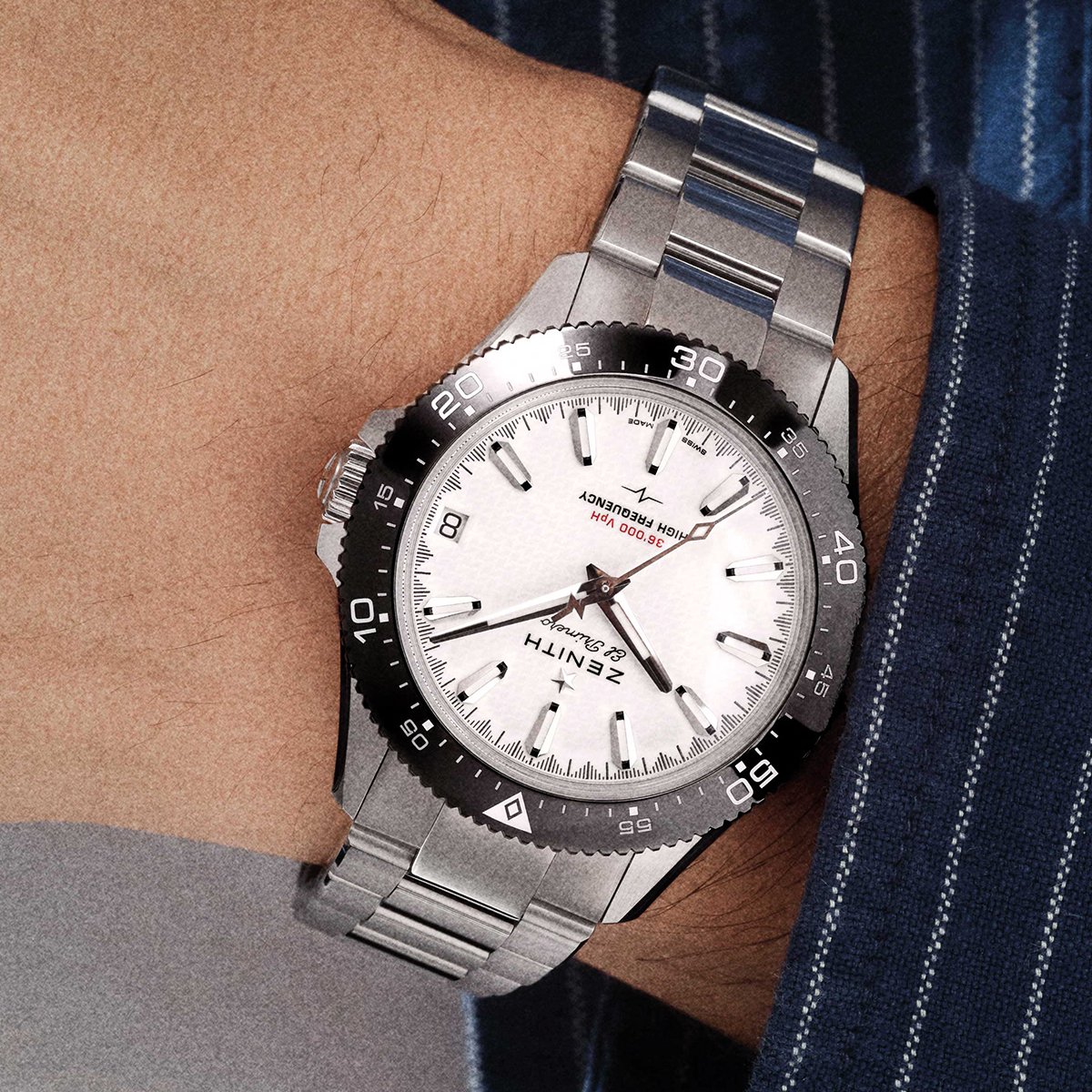 Zenith Chronomaster Solo Sport, watch on wrist