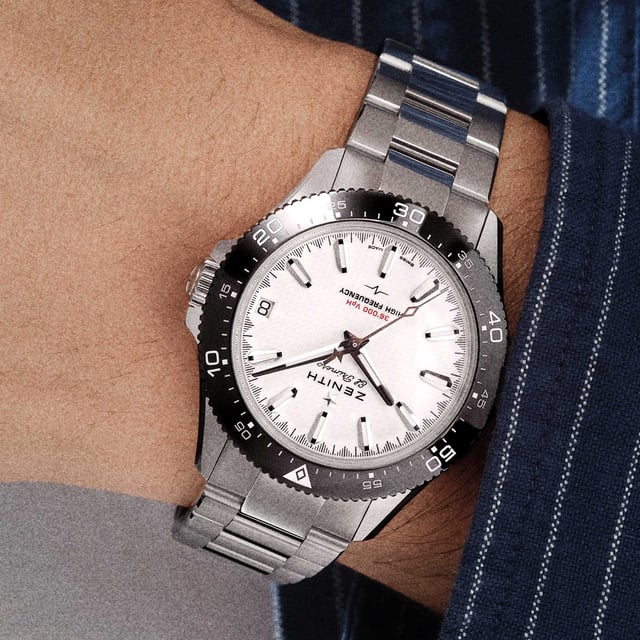 Zenith Chronomaster Solo Sport, watch on wrist